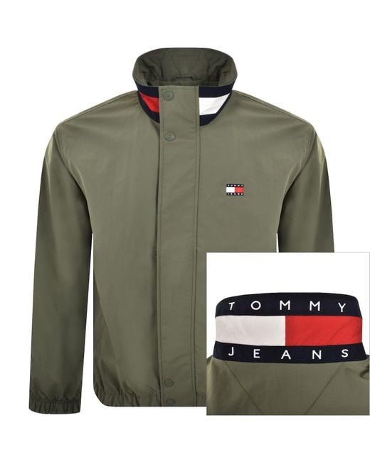 Tommy Hilfiger Green Dna Collar Jacket for men