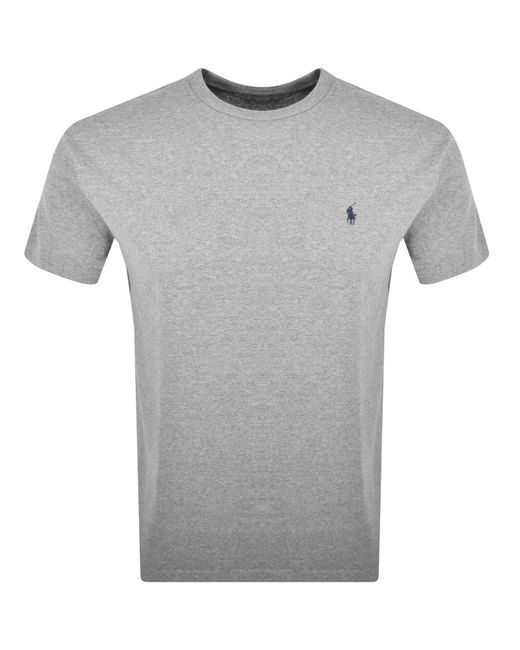 Ralph Lauren Gray Classic Fit Jersey T Shirt for men