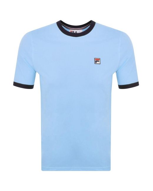 Fila Blue Marconi Crew Neck T Shirt for men