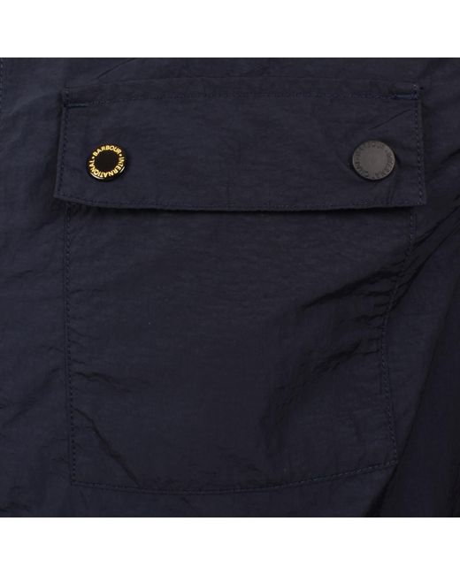 Barbour Blue Inline Overshirt for men