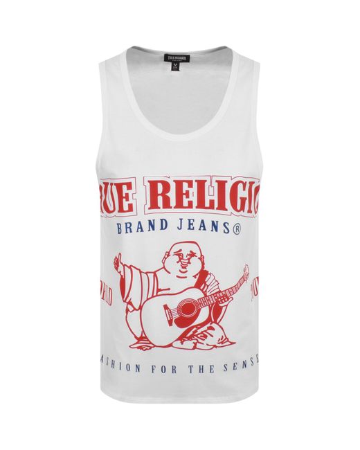 True Religion White Logo Vest for men