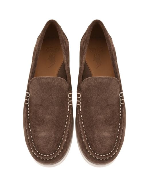 Ralph Lauren Brown Merton Loafers for men