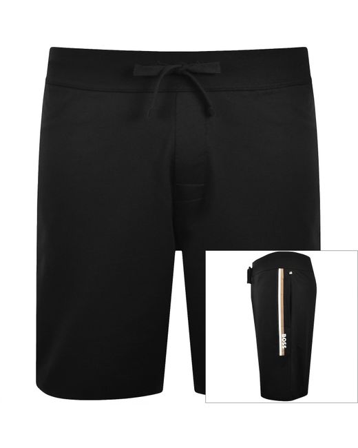 BOSS BUSINESS Black Boss Authentic Shorts for men