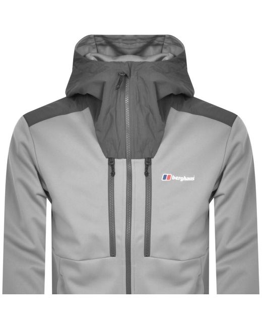 Berghaus Gray Reacon Hooded Jacket for men