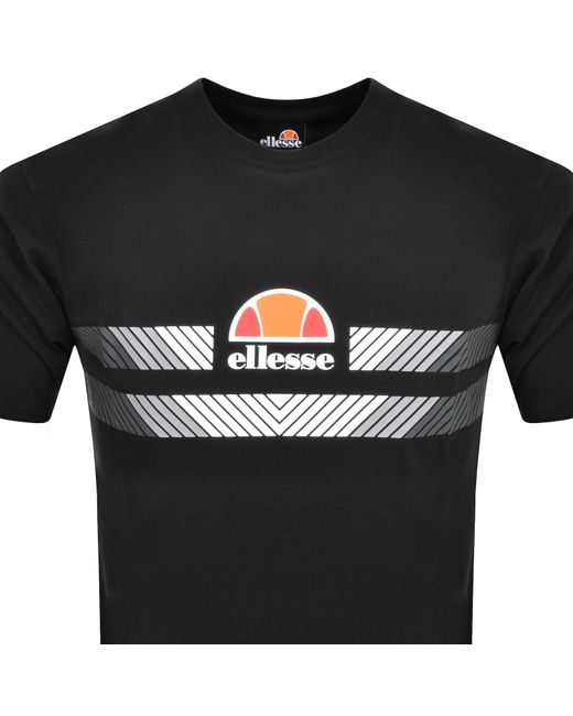 Ellesse Black Aprelvie Logo T Shirt for men