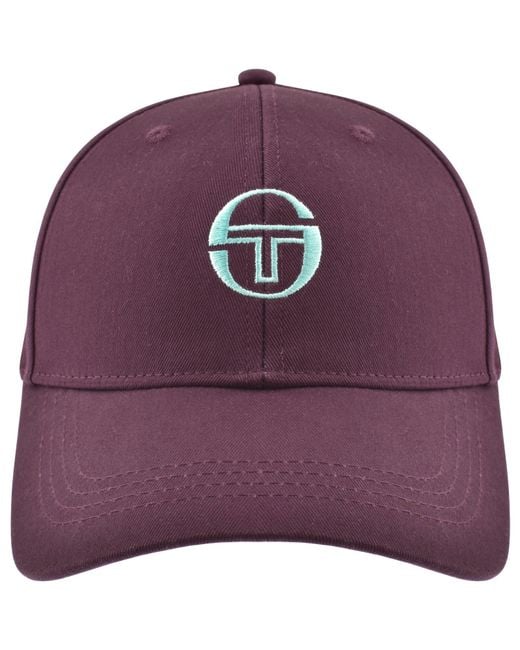 Sergio Tacchini Purple Linus Classic Baseball Cap for men