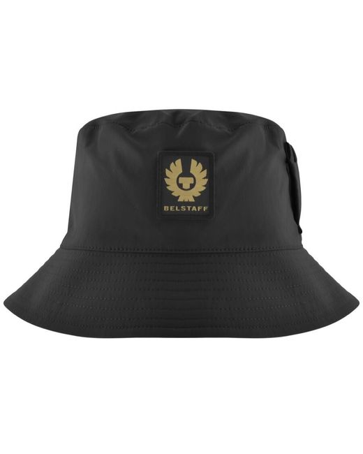Belstaff Black Castmaster Bucket Hat for men
