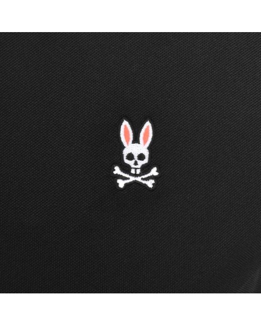 Psycho Bunny Black Dover Sport Polo T Shirt for men