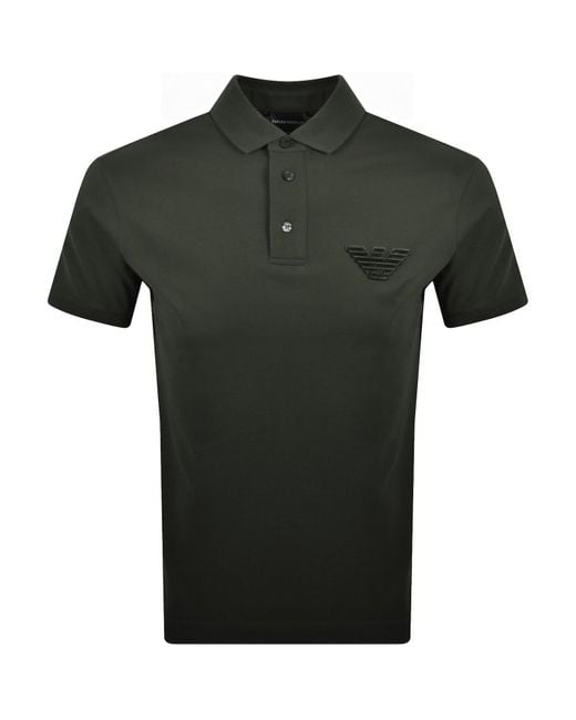 Armani Green Emporio Polo T Shirt for men