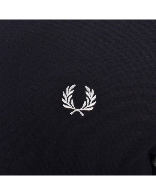 Fred Perry Blue Tipped Sleeve Sweatshirt for men