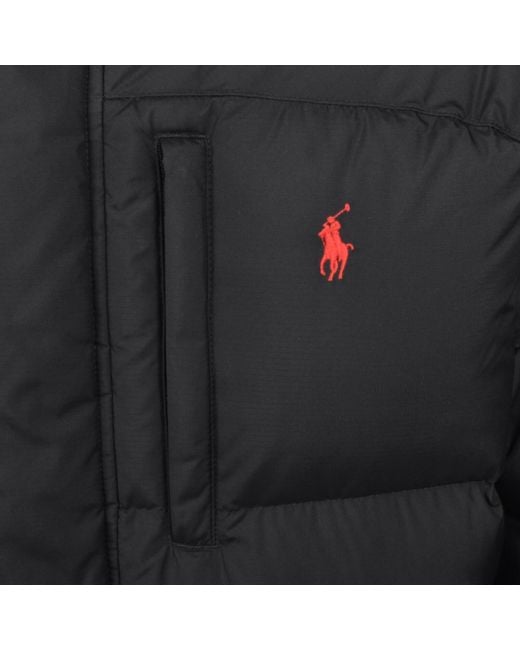 Ralph Lauren Black Down Insulated Gorham Jacket for men