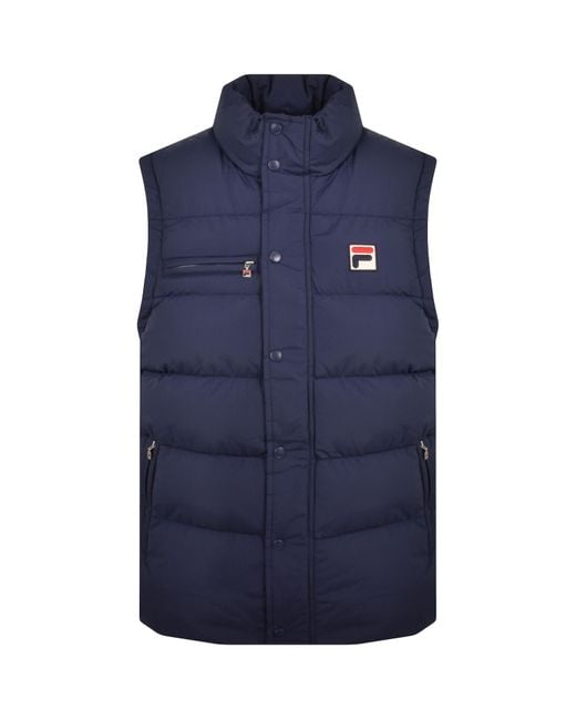 Fila Blue Archive Puffer Gilet for men