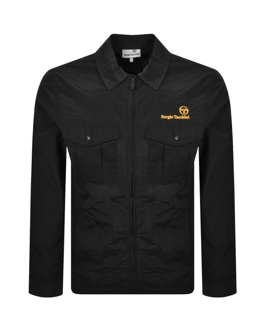 Sergio Tacchini Black Luciano Overshirt for men