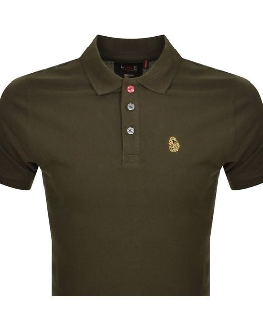 Luke 1977 Green New Mead Polo T Shirt for men