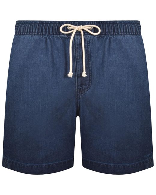 Gant Blue Denim Shorts for men