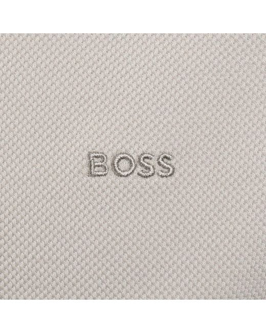 Boss Gray Boss Jersey Slim Fit Shirt for men