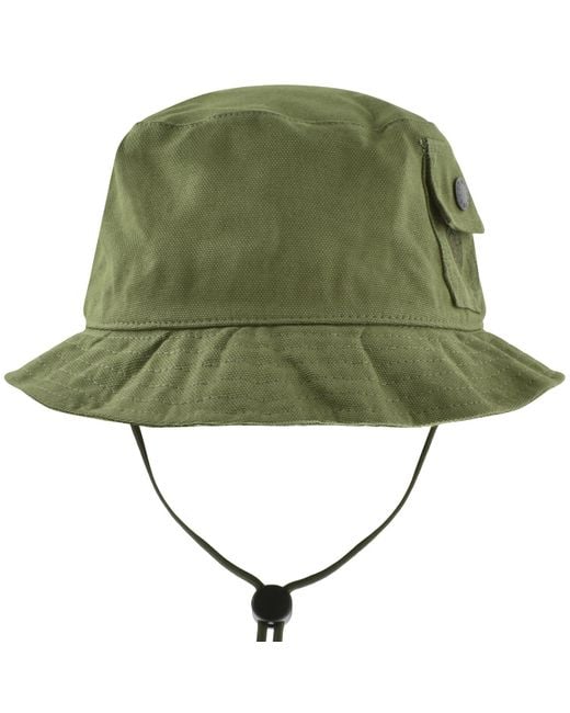 Pretty Green Green Pretty Prestleigh Pocket Hat Khaki for men