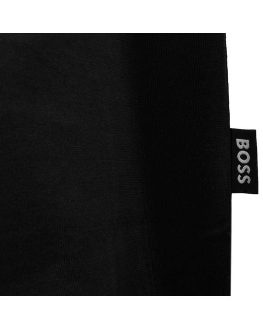 BOSS BUSINESS Black Boss H Tessler 202 T Shirt for men