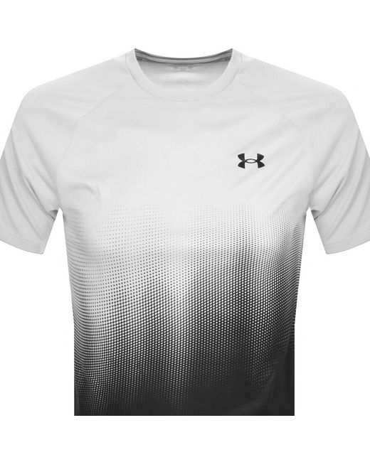 Under Armour Gray Tech Fade T Shirt for men