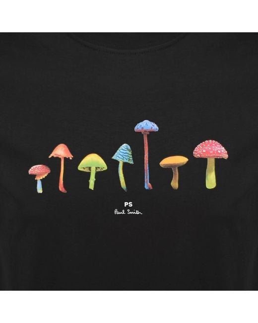 Paul Smith Black Mushroom T Shirt for men