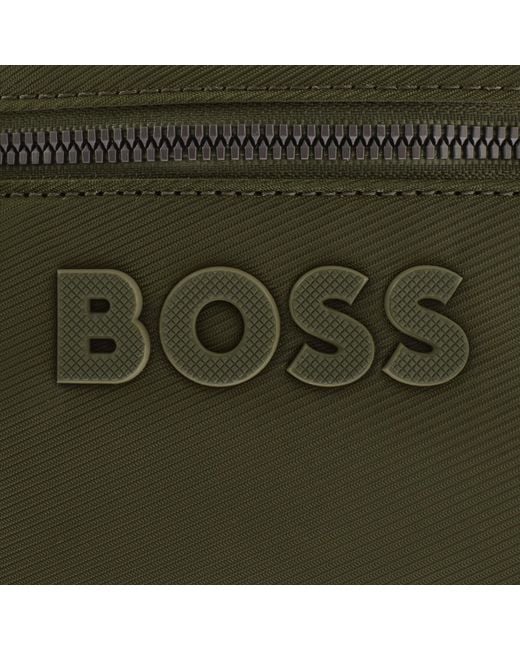 BOSS BUSINESS Green Boss Catch 3.0 Bag for men