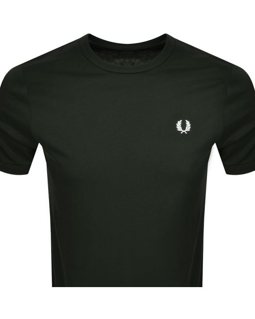 Fred Perry Black Crew Neck T Shirt for men
