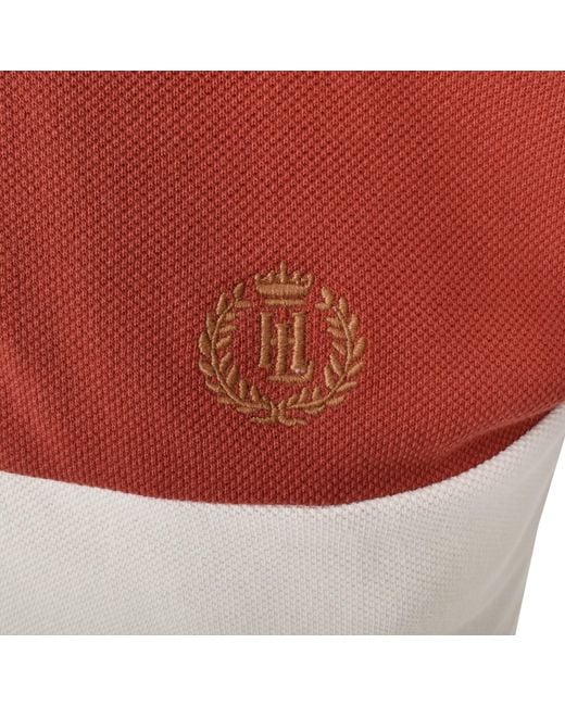 Henri Lloyd Red Nautique Polo T Shirt Freo for men
