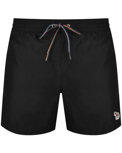 Paul Smith Black Zebra Swim Shorts for men