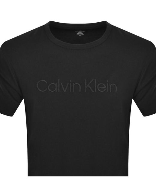 Calvin Klein Black Lounge Logo T Shirt for men