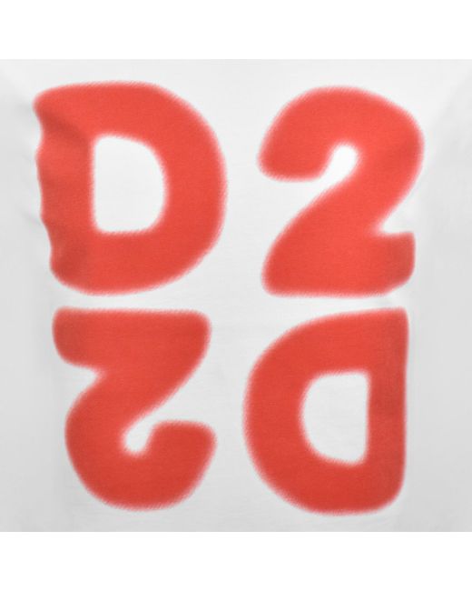 DSquared² Red Cool Fit T Shirt for men
