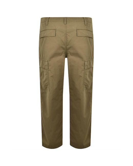 Levi's Green Xx Straight Cargo Trousers for men