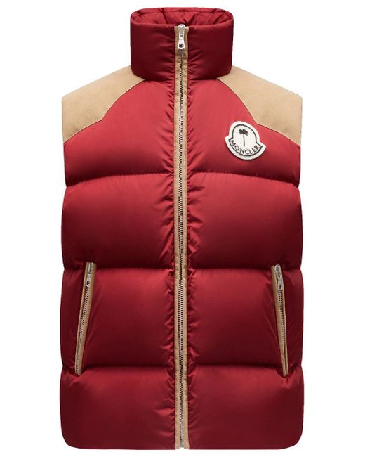 Moncler Genius Synthetic X 8 Moncler Palm Angels Kamakou Gilet in Red for  Men - Save 6% | Lyst