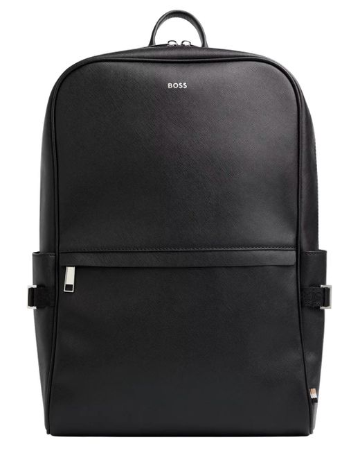 BOSS by HUGO BOSS Boss Zair Leather Backpack Black for Men Lyst