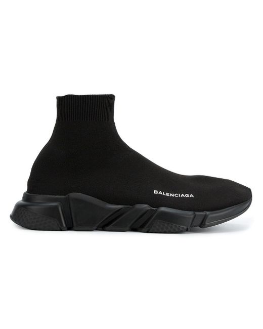 balenciaga black trainers