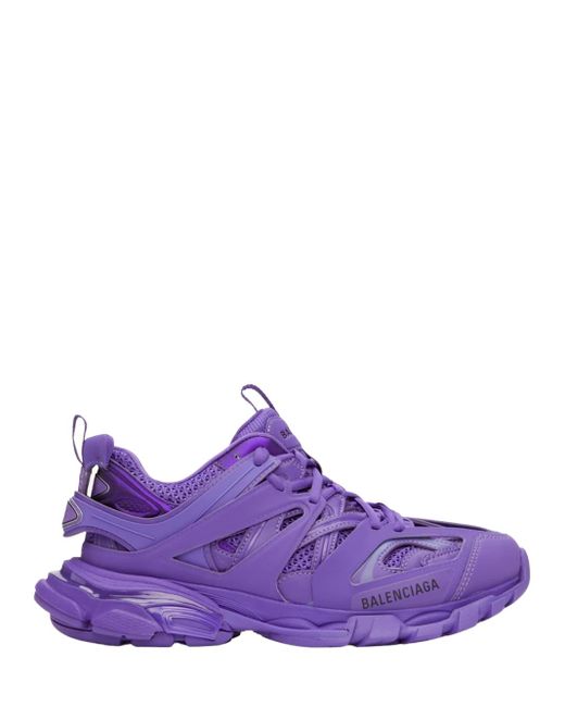 Balenciaga Synthetic Track Sneakers Purple for Men | Lyst