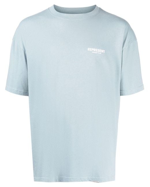 Represent Owners Club T-shirt Powder Blue for Men | Lyst