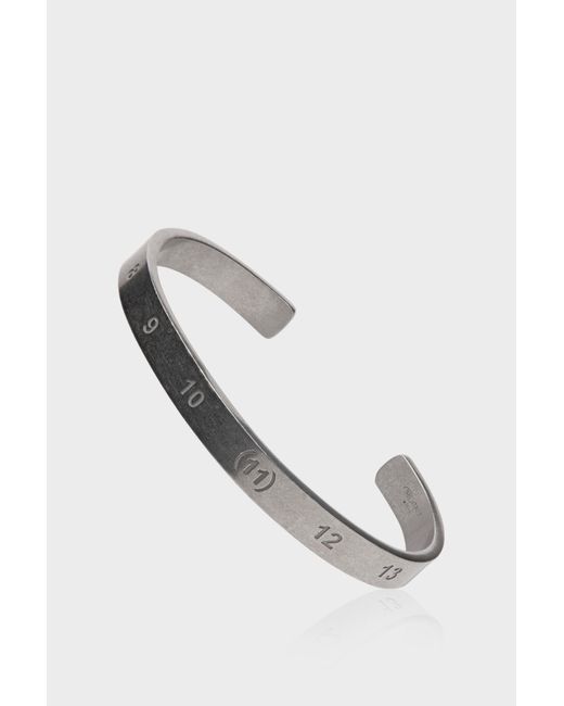 Maison Margiela White Bracciale Numeric