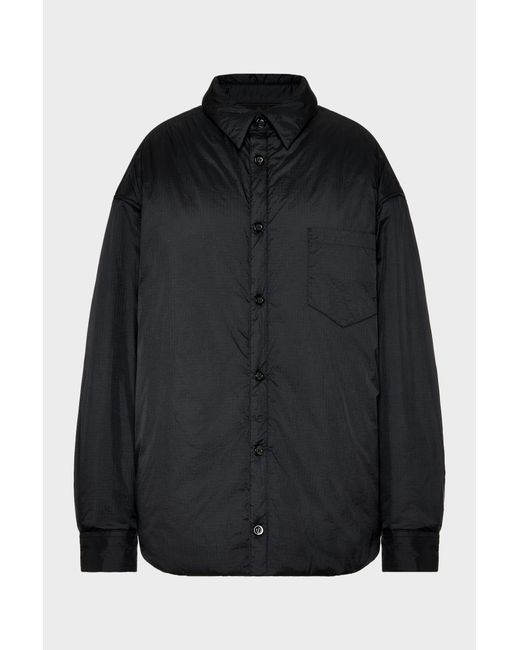 Maison Margiela Black Padded Shirt Jacket