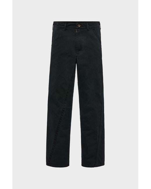 Maison Margiela Black Cotton Trousers for men