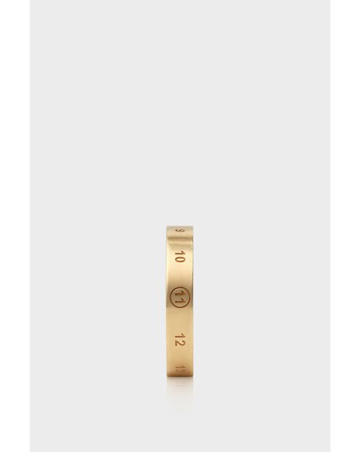 Maison Margiela Multicolor Numeric Ring 3Mm