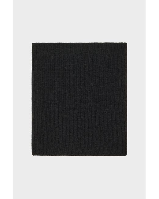 Maison Margiela Black Wool Scarf