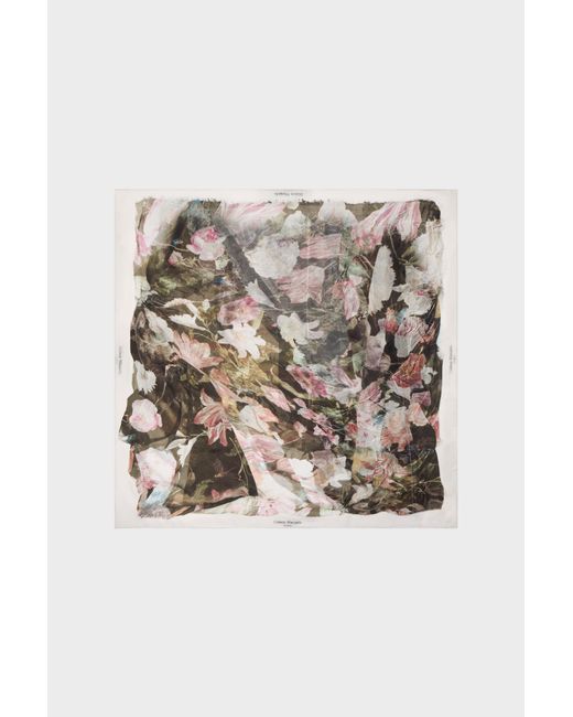 Maison Margiela Multicolor Silk Scarf