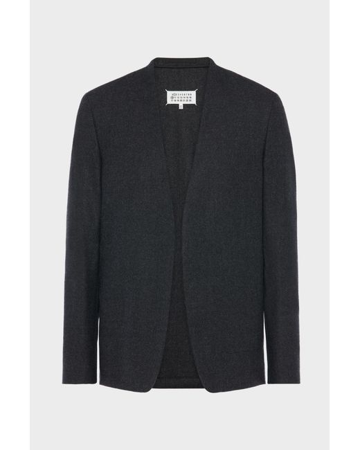 Maison Margiela Black Minimal Wool Jacket for men