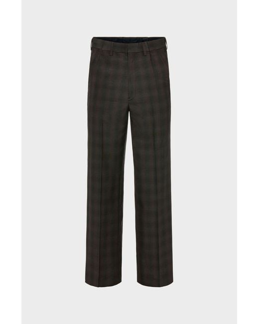 Maison Margiela Black Wool Trousers for men