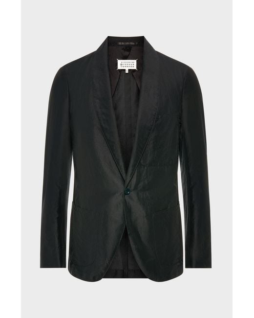 Maison Margiela Black Cotton Blazer for men