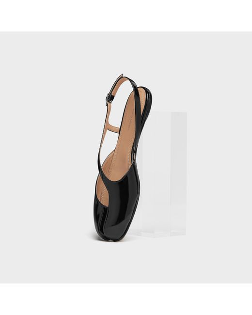 Maison Margiela Black Tabi Slingback Sandal