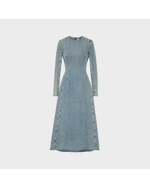 Maison Margiela Blue Denim Midi Dress
