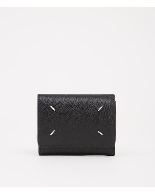Maison Margiela Black Four Stitches Wallet