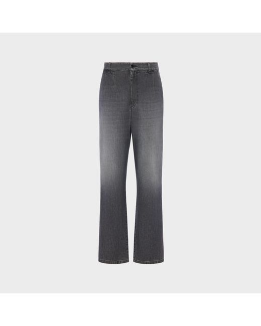Maison Margiela Gray Straight-Leg Jeans for men