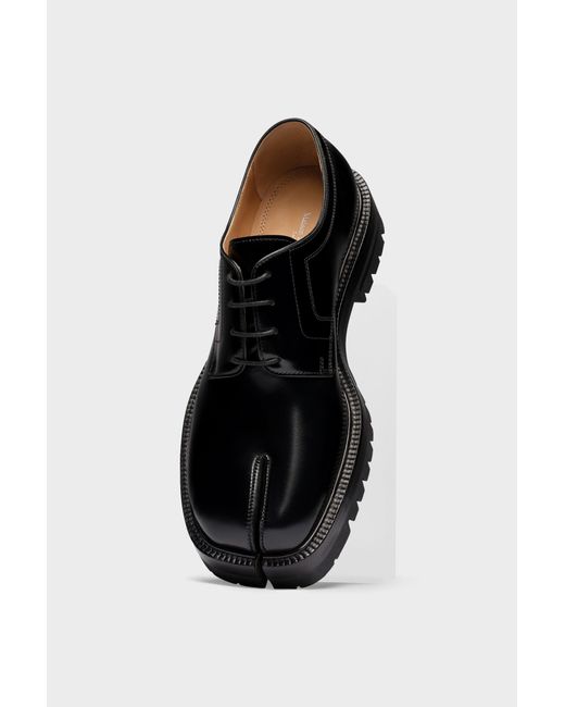Maison Margiela Black Tabi Lace-Ups for men
